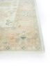 aalam red and orange wool hand knotted Rug - Corner