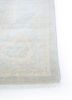 aalam green wool hand knotted Rug - Corner aalam green wool hand knotted Rug - Corner