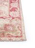 vintage red and orange wool hand knotted Rug - Corner vintage red and orange wool hand knotted Rug - Corner