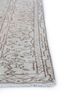 vintage ivory wool hand knotted Rug - Corner vintage ivory wool hand knotted Rug - Corner