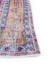 vintage red and orange wool hand knotted Rug - Corner vintage red and orange wool hand knotted Rug - Corner