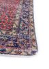 vintage red and orange wool hand knotted Rug - Corner vintage red and orange wool hand knotted Rug - Corner