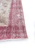 vintage red and orange wool hand knotted Rug - Corner vintage red and orange wool hand knotted Rug - Corner
