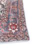 vintage red and orange wool hand knotted Rug - Corner vintage red and orange wool hand knotted Rug - Corner