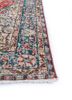 vintage red and orange wool hand knotted Rug - Corner vintage red and orange wool hand knotted Rug - Corner