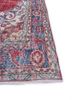 vintage red and orange wool hand knotted Rug - Corner vintage red and orange wool hand knotted Rug - Corner