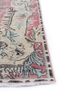 vintage red and orange wool hand knotted Rug - Corner vintage red and orange wool hand knotted Rug - Corner