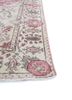 vintage red and orange wool hand knotted Rug - Corner vintage red and orange wool hand knotted Rug - Corner