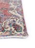 vintage red and orange wool hand knotted Rug - Corner
