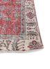 vintage red and orange wool hand knotted Rug - Corner
