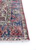 vintage red and orange wool hand knotted Rug - Corner