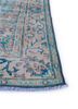 vintage blue wool hand knotted Rug - Corner vintage blue wool hand knotted Rug - Corner