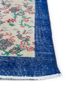 vintage blue wool hand knotted Rug - Corner vintage blue wool hand knotted Rug - Corner