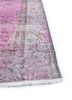 vintage pink and purple wool hand knotted Rug - Corner vintage pink and purple wool hand knotted Rug - Corner