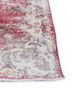 vintage red and orange wool hand knotted Rug - Corner vintage red and orange wool hand knotted Rug - Corner