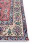 vintage red and orange wool hand knotted Rug - Corner vintage red and orange wool hand knotted Rug - Corner