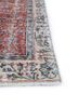 vintage red and orange wool hand knotted Rug - Corner vintage red and orange wool hand knotted Rug - Corner