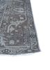 vintage grey and black wool hand knotted Rug - Corner vintage grey and black wool hand knotted Rug - Corner