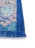 vintage blue wool hand knotted Rug - Corner vintage blue wool hand knotted Rug - Corner