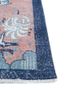 vintage blue wool hand knotted Rug - Corner vintage blue wool hand knotted Rug - Corner