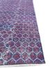 vintage pink and purple wool hand knotted Rug - Corner vintage pink and purple wool hand knotted Rug - Corner