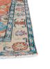 vintage red and orange wool hand knotted Rug - Corner vintage red and orange wool hand knotted Rug - Corner