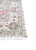 vintage red and orange wool hand knotted Rug - Corner