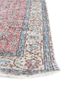 vintage red and orange wool hand knotted Rug - Corner vintage red and orange wool hand knotted Rug - Corner