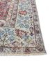 vintage red and orange wool hand knotted Rug - Corner