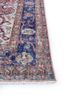 vintage red and orange wool hand knotted Rug - Corner vintage red and orange wool hand knotted Rug - Corner