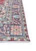 vintage red and orange wool hand knotted Rug - Corner vintage red and orange wool hand knotted Rug - Corner