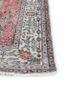 vintage red and orange wool hand knotted Rug - Corner vintage red and orange wool hand knotted Rug - Corner