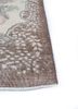 vintage beige and brown wool hand knotted Rug - Corner