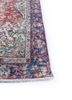 vintage red and orange wool hand knotted Rug - Corner vintage red and orange wool hand knotted Rug - Corner