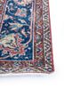 vintage red and orange wool hand knotted Rug - Corner vintage red and orange wool hand knotted Rug - Corner
