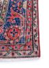 vintage red and orange wool hand knotted Rug - Corner vintage red and orange wool hand knotted Rug - Corner