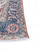 vintage red and orange wool hand knotted Rug - Corner vintage red and orange wool hand knotted Rug - Corner