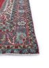 vintage red and orange wool hand knotted Rug - Corner vintage red and orange wool hand knotted Rug - Corner