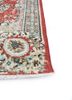vintage red and orange wool hand knotted Rug - Corner vintage red and orange wool hand knotted Rug - Corner