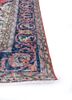 vintage red and orange wool hand knotted Rug - Corner vintage red and orange wool hand knotted Rug - Corner