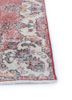 vintage red and orange wool hand knotted Rug - Corner vintage red and orange wool hand knotted Rug - Corner