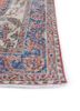 vintage red and orange wool hand knotted Rug - Corner vintage red and orange wool hand knotted Rug - Corner