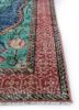 vintage blue wool hand knotted Rug - Corner vintage blue wool hand knotted Rug - Corner