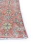 vintage red and orange wool hand knotted Rug - Corner vintage red and orange wool hand knotted Rug - Corner