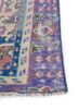 vintage multi wool hand knotted Rug - Corner