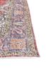 vintage red and orange wool hand knotted Rug - Corner vintage red and orange wool hand knotted Rug - Corner