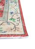 vintage red and orange wool hand knotted Rug - Corner vintage red and orange wool hand knotted Rug - Corner