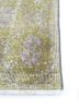 vintage green wool hand knotted Rug - Corner vintage green wool hand knotted Rug - Corner
