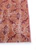 vintage red and orange wool hand knotted Rug - Corner vintage red and orange wool hand knotted Rug - Corner