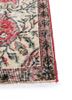 vintage red and orange wool hand knotted Rug - Corner vintage red and orange wool hand knotted Rug - Corner